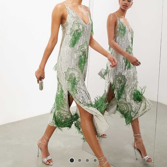 ASOS Edition Sequin Cami Dress - Picture 4 of 11